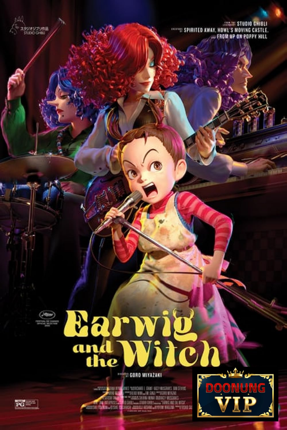 Earwig and the Witch ภาพปก